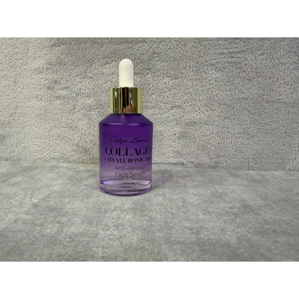 EVELYN LAURENT - Collagen & Hyaluronic Acid Anti-Wrinkle Face Serum 2 OZ - NEW